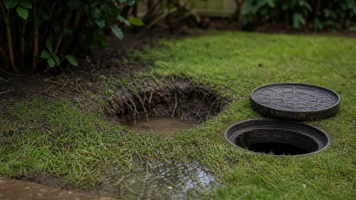Cover image for Four Clues Your Underground Drain May Be Damaged