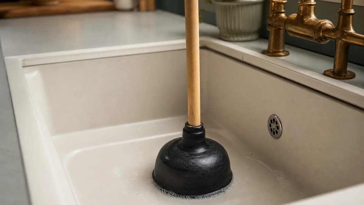 Cover image for Using a Plunger on a Blocked Sink: A Simple Guide