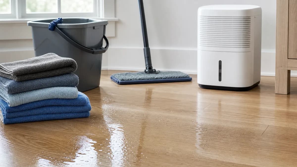 Cover image for Cleaning Up a Household Water Spill Safely