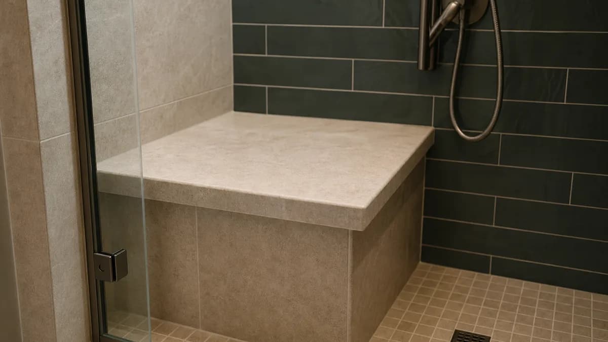 Cover image for Built-In Shower Seats: Comfort, Safety and Practicality