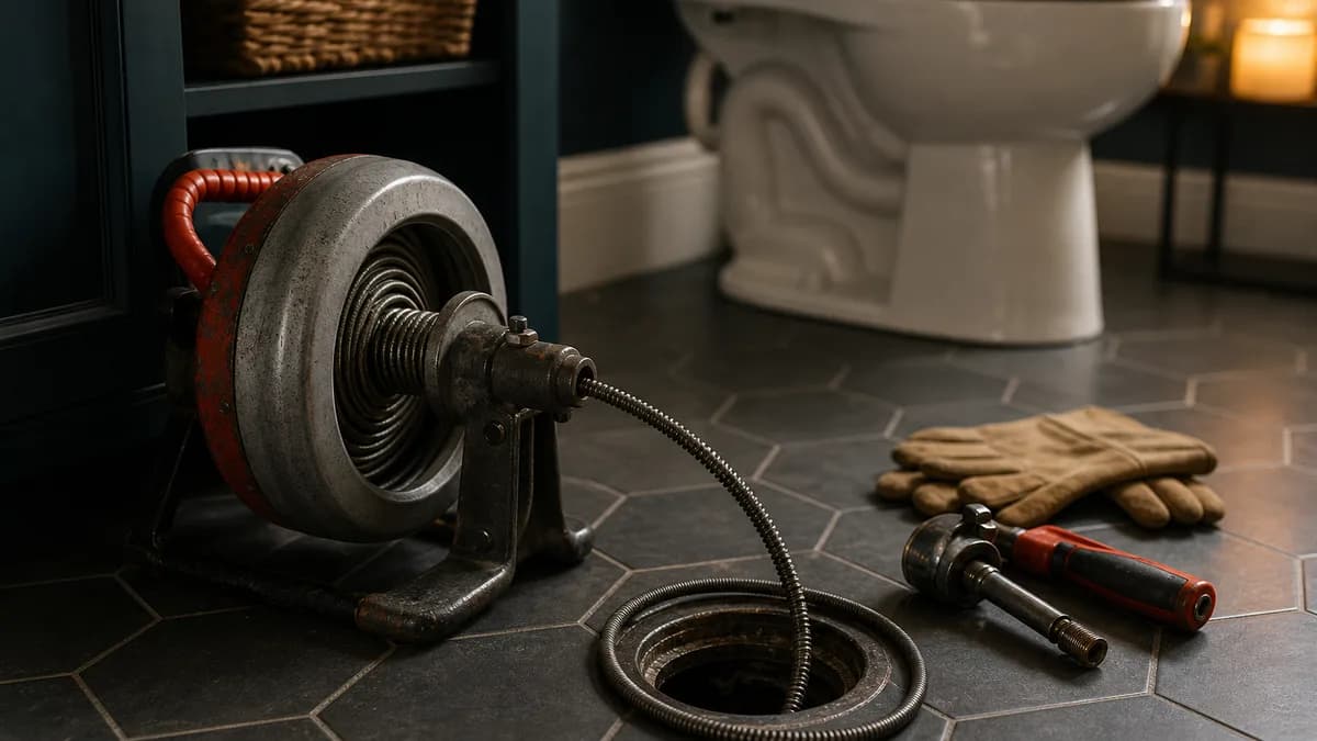 Cover image for When and How to Snake a Blocked Drain